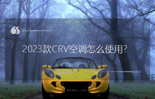 2023CRVյôʹã