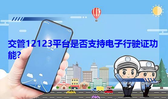 交管12123平台是否支持电子行驶证功能？