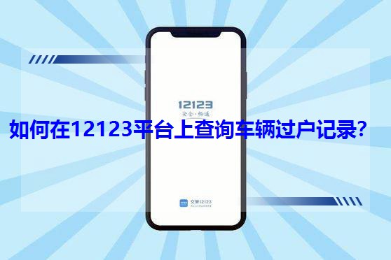 12123ƽ̨ϲѯ¼